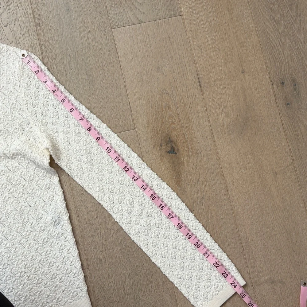 NWOT sezane alexa jumper ecru size small - Picture 12 of 16